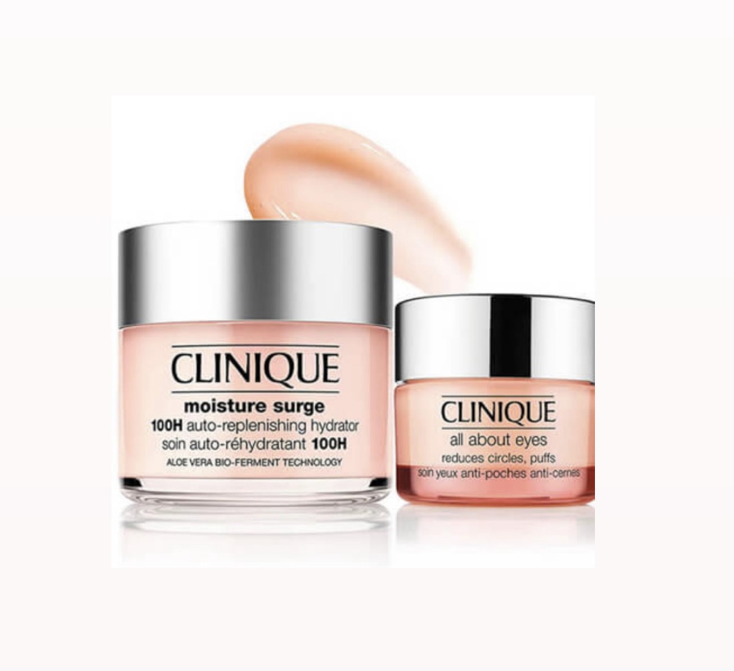 ست مرطوب‌کننده ۱۰۰ ساعته Moisture Surge و کرم دور چشم All About Eyes