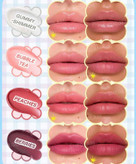 پک ۴ عددی بالم لب رنگی آبرسان شیگلم Sheglam مدل بابل کیس Bubble Kiss