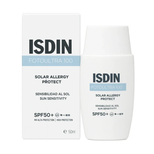 کرم ضد آفتاب بی رنگ سولار آلرژی ایزدین SPF50+، اصل اسپانیا