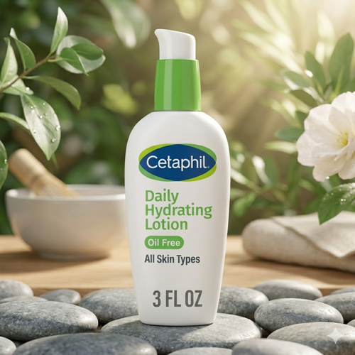 کرم لوسیون آبرسان و مرطوب کننده 24 ساعته ستافیل Cetaphil حجم 88 میل، بدون چربی، ضد حساسیت