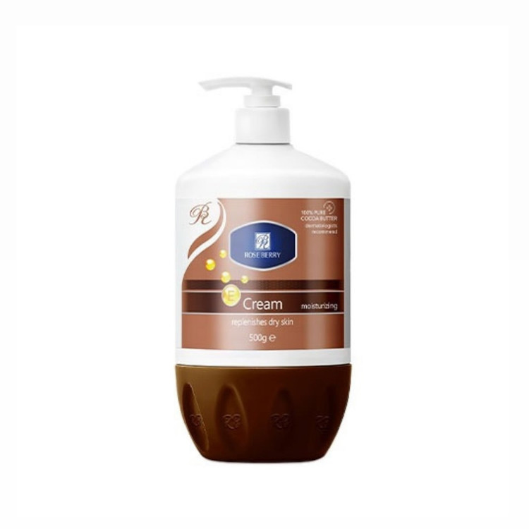 کرم پمپی مرطوب کننده و آبرسان پوست های خشک کره کاکائو رزبری ROSE BERRY ۵۰۰ میل