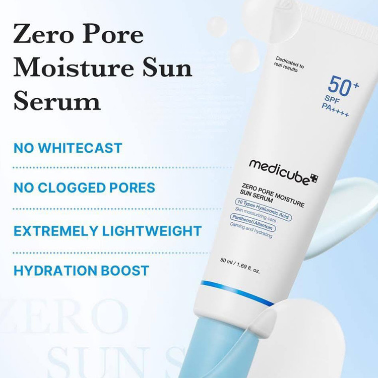 ضدآفتاب کنترل کننده منافذ (Zero Pore) و آبرسان مدی کیوب