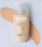 ضد آفتاب ایزدین مدل فیوژن واتر مجیک رنگ لایت، SPF 50، حجم 50 میل
