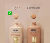 ضد آفتاب ایزدین مدل فیوژن واتر مجیک رنگ لایت، SPF 50، حجم 50 میل