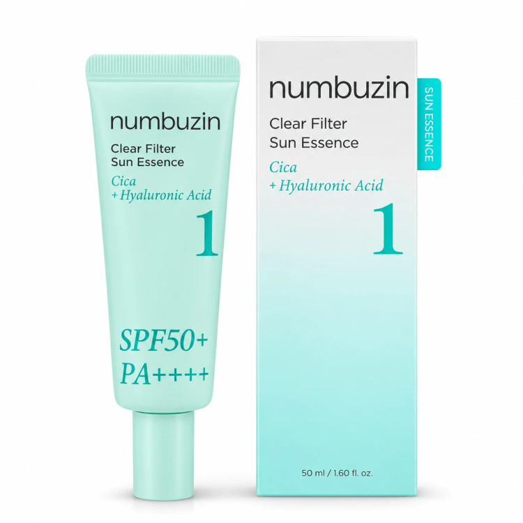 ضدآفتاب اسنسی نامبوزین No.1 مدل Clear Filter | SPF 50+ PA++++ | تسکیندهنده و روشنکننده | ۵۰ میلیلیتر